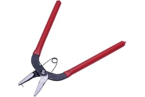 Pandahall Jewelry Hole Punch Pliers Jewelry Pliers Eyelet Pliers Craft Paper Leather Hole-punching Handed Tool Cutter Red Pin