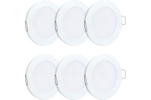 GZV Puck Light, 12 Volt LED RV Boat Recessed Mount Ceiling Light for Under Cabinet Camper Vans Caravan Cabin Truck Motorhome Sailboat Interior Lighting（White）