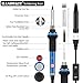 Soldering Iron Kit with Digital Multimeter, HANDSKIT Soldering Iron Kit Electronics, 60W Adjustable Temperature Welding Tool with ON-OFF Switch, 12-in-1 Soldering Iron Kit, 2pcs Tips, Desoldering Pump