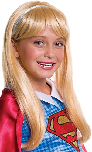 Rubie's Costume Girls DC Super Hero Supergirl Wig