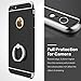 iPhone 6s case,bonsalay 3 in 1 Ultra Thin and Slim Design Built-in Kickstand Coated Premium Non Slip Surface Shockproof Metal For iPhone 6 (2014) and iPhone 6S (4.7'')(2015)-Black
