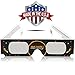 Solar Eclipse Glasses Bulk 50 Pack - CE and ISO Certified - Safe Solar Viewing - Viewer and Filter - Made in USA - Total Eclipse 2017 - Wholesale Lot Astronaut American Flag (50 Pack)