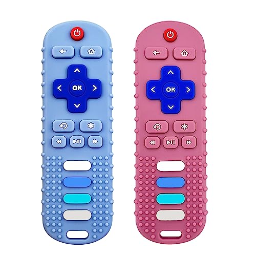 ROBBEAR Baby Teething Toys, Food Grade Silicone