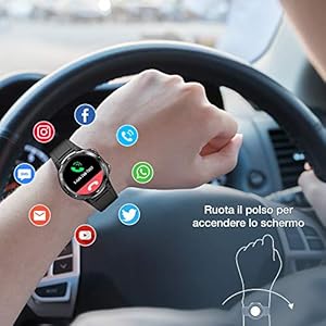 UMIDIGI Uwatch GT Smartwatch Orologio Fitness Uomo Donna Impermeabile 5ATM Smart Watch Cardiofrequenzimetro da Polso… - immagine 6