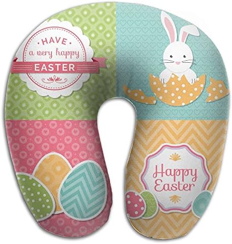 GDUTB17 U-shaped Memory Foam Cute Easter Neck Pillow Soft Travel Pillow Airplane Car Office Pillow For Adult And Kids