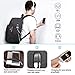 ibagbar Canvas Backpack Rucksack, Vintage Laptop Backpack with USB Charging Port Casual School Bag Travel Daypack for Men Women Fits up to 15.6 inch Laptop - Black III