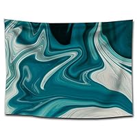 ZGIBD Blue White Marble Tapestry Ocean Swirls Ripples Marble Luxury Nordic Style Home Decor Tapestry Hanging for Bedroom Living Room Dorm.