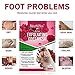 Foot Peel Mask 5 Pack, Rose Exfoliator Foot Mask Peeling Away Calluses Dead Skin Remover Repair Rough Heels, Baby Soft Smooth Touch Feet-Men Women…