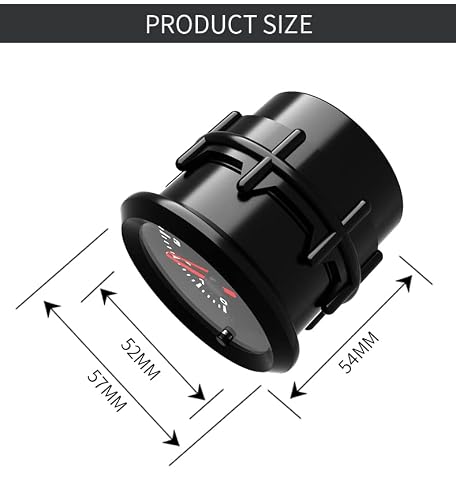 Universal Boost Meter 2in 52mm Digital Turbo Boost Gauge With Sensor ...