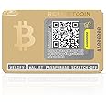 Ballet 3-Pack Real Bitcoin, Gold Edition - The Easiest Crypto Cold Storage Card - Cryptocurrency Hardware Wallet with Multicurrency and NFT Support