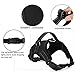 Santune Dog Harness No Pull for Medium Dogs Walking Heavy Duy Adjustable Chest Vest Reflective Pet Training Harnesses with Handle(Black,M)