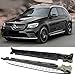 Mophorn Side Step Bars Aluminum Running Board OE Style Nerf Bars for 2016-2017 Mercedes Benz X253 GLC300