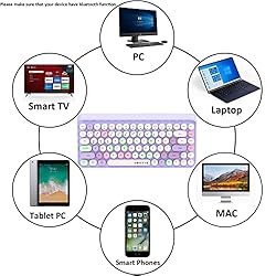 UBOTIE Portable Bluetooth Colorful Computer
