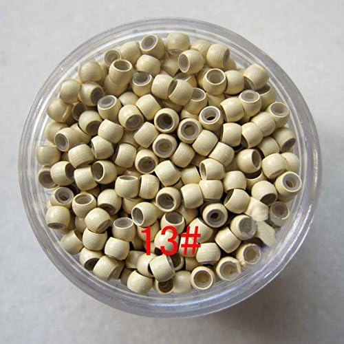 1000 Units Per Lot Silicone Nano Beads ,Micro Nano Ring with Silicone Line for Nano Tip Hair (13#)