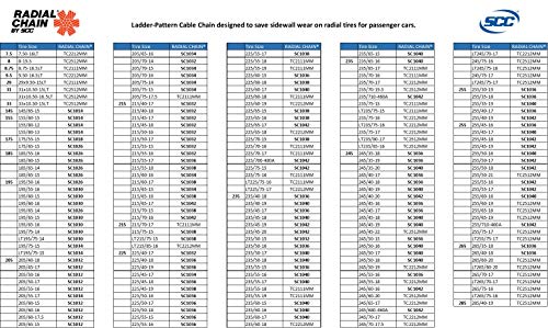Security Chain Company Sc1032 Radial Chain Cable Traction Tire Chain - Set Of 2 | Pricepulse