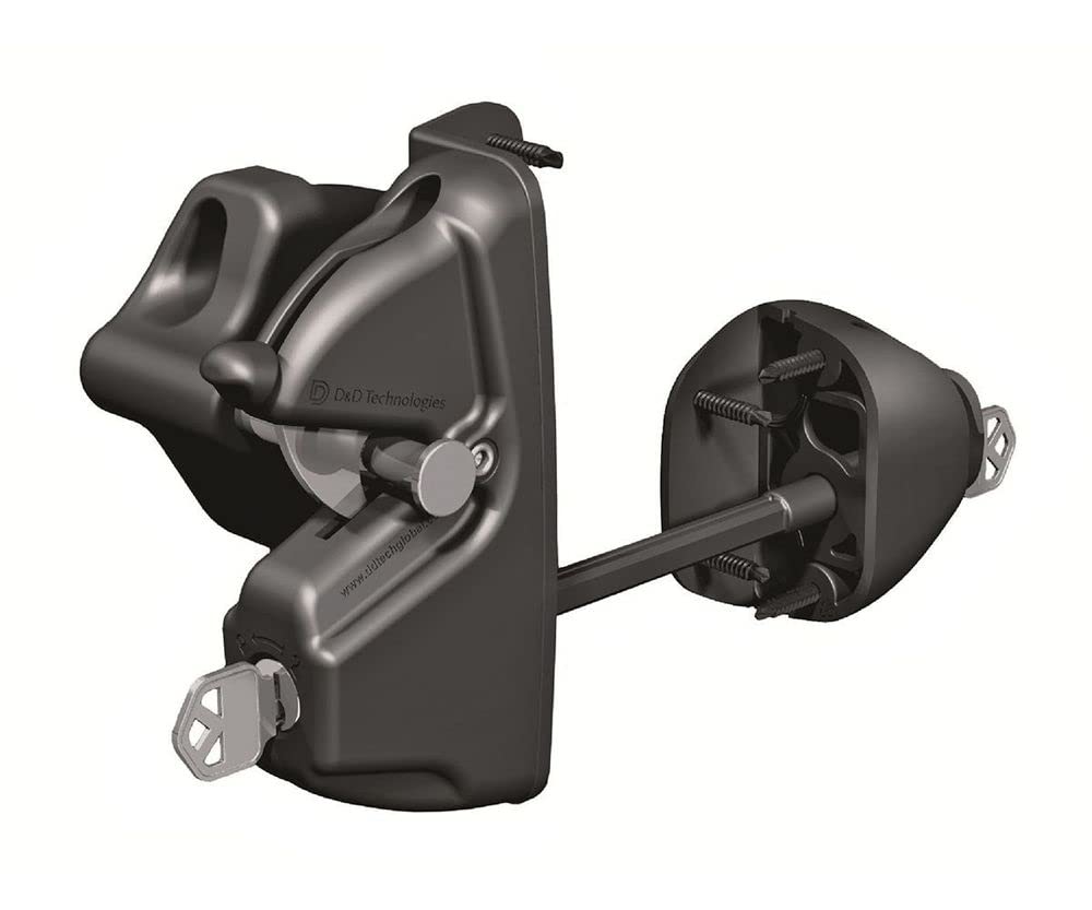 D&D LLDABLRB LokkLatch Premium GATE Latch Locks from Both Sides