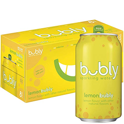 bubly Sparkling Water, Lemon, 12 fl oz. cans (8 Pack) Pricepulse