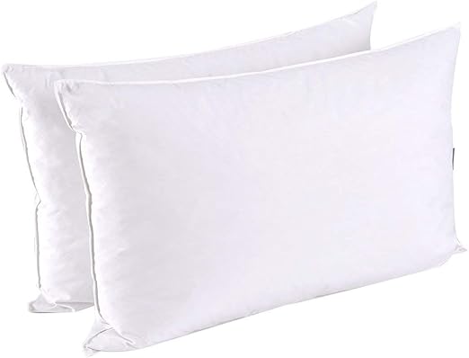 Bed Pillows Bedding Standard Size Soft Pillow 95 White Siberian