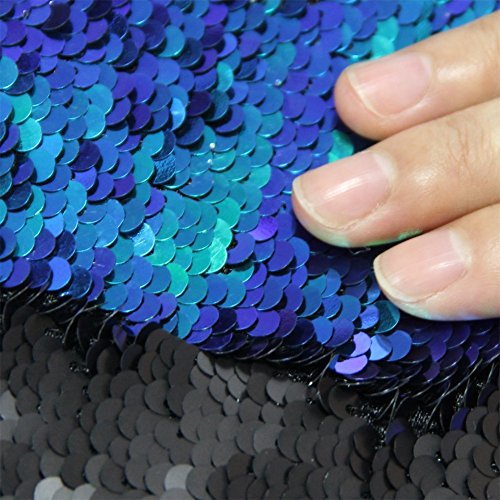 6 Drawstring+Reversible+Backpack+Glittering+Outdoors