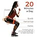 Tone that Body Booty Resistance Bands for Legs and Butt | Full Exercise Guide and Online Workout Videos Included I Best for Glute Workout