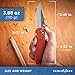 Benchmade 551-ORG Griptilian Plain Drop-Point Satin Finish Knife (Orange Nylon Handle)