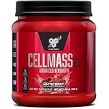 BSN CELLMASS 2.0 Post Workout Recovery with BCAA, Creatine, & Glutamine - Keto Friendly - Arctic Berry, (25 Servings)