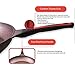 Alpha Non Stick Fry Pan Made in Korea with Induction Ready 12 in (30cm) Oil-Less Non-Stick Fry Pan, Dishwasher Safe, Non-Stick Coated 10 layer total with 6 layers of iNoble Premium Coating PFOA Free