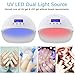 50W UV LED Gel Nail Curing Lamp for Fingernail & Toenail, Nail Dryer with Hybrid UV LED Light, Auto-Sensor, LCD Display, Timer -Elicico