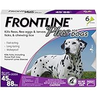 Frontline Plus for Dogs 4588 lbs Purple, 6 Month