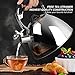 Secura Tea Kettle 3.2 Quart Tea Pot, Stainless Steel Hot Water Kettle Whistling with Mirror Finish, Silicone Handle, Impact-bonded Technology, Tea Infuser for Stovetops