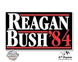 Reagan Bush '84 Campaign - Vinyl Sticker Waterproof Decal