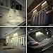 OxyLED Motion Sensor Closet Lights,Cabinet Light,DIY Stick-on Anywhere Wireless 10 LED Light Bar,Safe Lights with Magnetic Strip for Closet Cabinet Wardrobe Stair (1 Pack,Warm Light,Battery Operated)