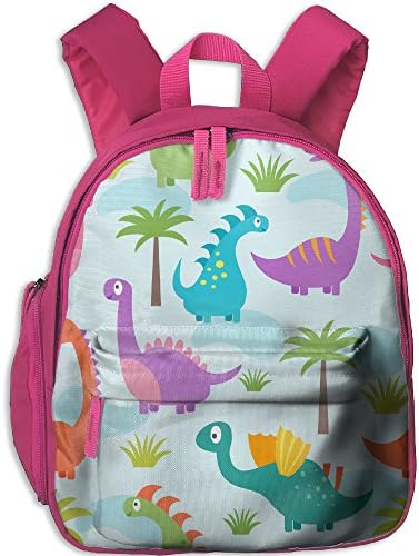 Tanghua Fashion Kids Colorful Cartoon Dinosaur Backpack For Boys Girls
