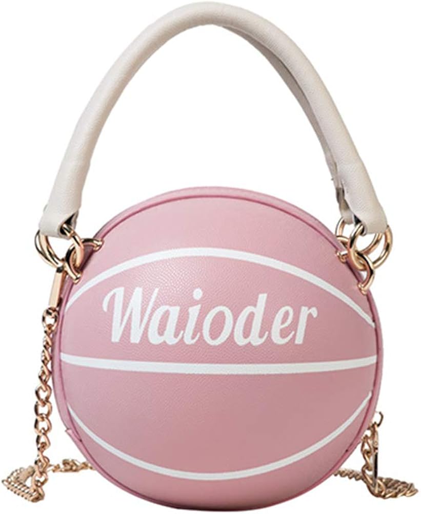 purse shaped like a basketball