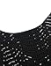 Hodoyi Women Sparkly Wave Metallic Sequin Mini Blouse Club Shift Dress