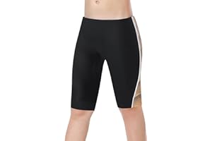 KGKE Boys-Swim-Jammers Youth-Athletic Swimming-Shorts Quick-Dry - with Drawstring Kids Soft Swimsuits UPF 50+
