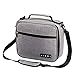 Insulated Lunch Bag,JIESI Adult Lunch Box With Adjustable Shoulder Strap,Cool Bento Bag for Office , School , Picnic(Grey)