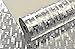 Teemall Luxury Silver Foil Mosaic Background Flicker Wall Paper Modern Roll/Hotel Ceiling/Decorative Wallpaper Roll Pale Silver Colour 20.8''x78.7''