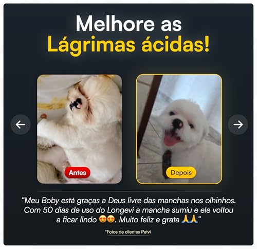 Longevi Suplemento Multivitamínico para Cachorros em Tabletes Mastigáveis - 150g, Vitamina para Cães para Imunidade, Energia, Pelo e Pele.