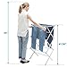 STORAGE MANIAC Clothes Drying Rack, Drying Rack Clothing, Laundry Drying Rack for Towel, Clothes Drying Rack Folding Indoor, Foldable Dryer Rack Outdoor, Laundry Rack with Rustproof Coating, Silvery