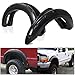 ECOTRIC Wheel Fender Flares for 1999-2007 Ford F250 F350 ABS Wheel Protector Protection Guards Cover - Pocket Rivet Style with Hardware Kit- Black Polyproplylene Surface Finish