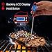 Digital Meat Thermometer, Famili Cooking Thermometer with with 5.35 Inch Long Probe Thermometer for Grilling BBQ Smoker Candy Thermometer