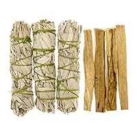 Alternative Imagination California White Sage and Palo Santo Refill Pack. Comes with 3 Sage and 4 Palo Santo