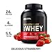 Optimum Nutrition Gold Standard 100% Whey Protein Powder, Delicious Strawberry, 5 Pound (Packaging May Vary) primary