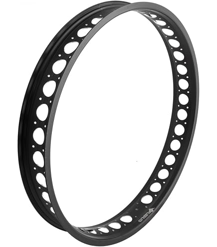 thumbnail image 2 of 24 X 75mm Fat Bike Rim Hoop - 36H, For 24x3.0-4.0 Tire, Black Or Chrome By Lowrider 2 of 4