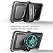 ZTE ZMAX PRO Case,SOPKASE [Built-in Screen Protector] Heavy Dual Layer Full-Body Rugged Protection Locking Belt Swivel Clip Holster with Kickstand For ZTE ZMAX PRO (2016 Release) / ZTE Carry, Black