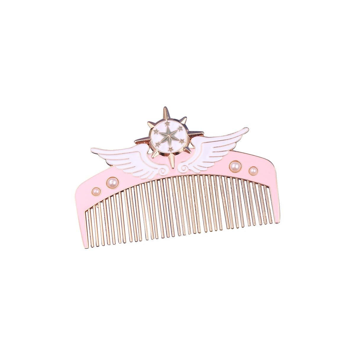 Kader Hairdressing Combs, Anime Cosplay Hair Combs Hair Brushes, Card Captor Sakura Cute Pink Salon Styling Comb for Women Girls Fans Gifts (Dream Sakura Comb)