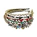 Dodoga Girls Women Headbands Glitter Beaded Bejeweled Sparkle Headbands Head Bands Hair Accessories for Women, Girls (7pcs)