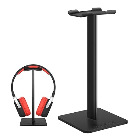 Kopfhörer Ständer New Bee Universal Kopfhörer Halter für Over Ear Kopfhörer, Gaming Headset und Kopfhörerdisplay, aus Alumini
