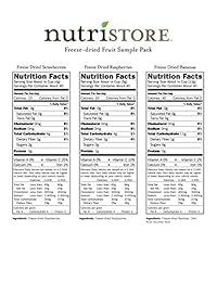 freeze dried fruta 120 Servir muestra Pack 1 Mes S